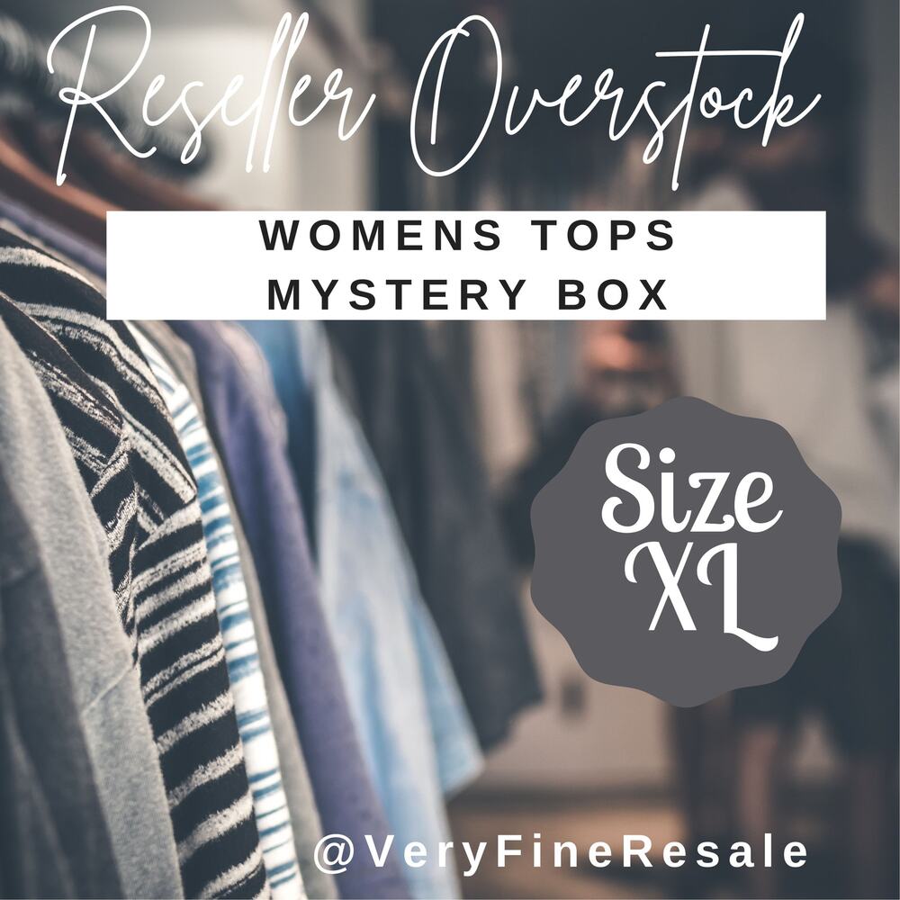 Mystery Box of 7 Womens Tops Size XL